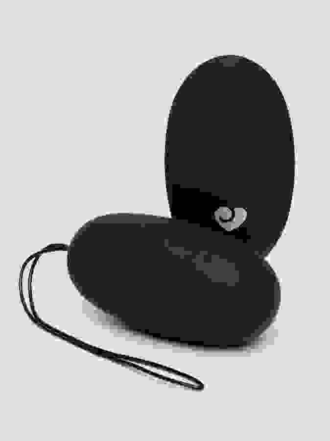 Lovehoney Secret Agent Rechargeable Remote Control Love Egg, Black, hi-res